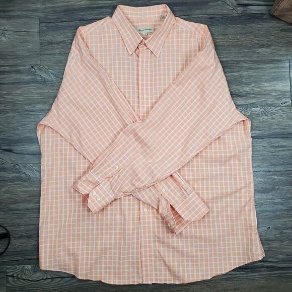 Tommy Bahama Men Button-Up Long Sleeve Collared Top Size 34-35 - Picture 10 of 10
